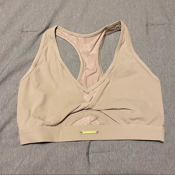 Gymshark Whitney Mesh Sports Bra - Mink - Picture 2 of 3